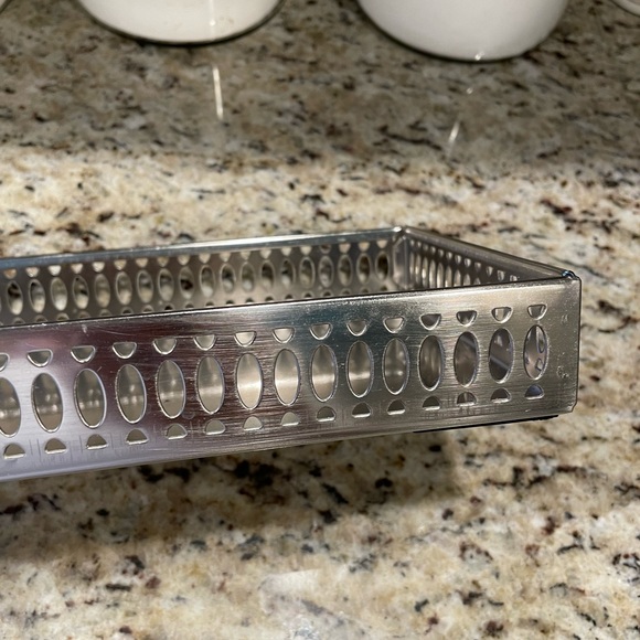 Stainless Steel Decorative Organizer Tray - Picture 2 of 4
